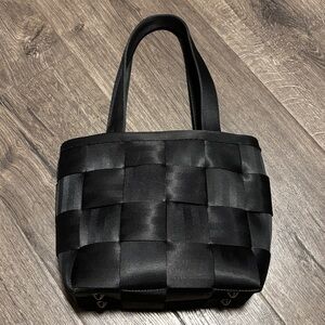 Harvey’s Black Seatbelt Smaller Tote Bag